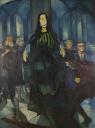 La Reine morte, huile sur toile, 180 x 240 cm, 1956.