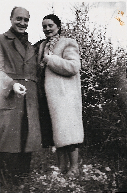 Colette Bonzo avec son mari Élie Bontzolakis en 1940.