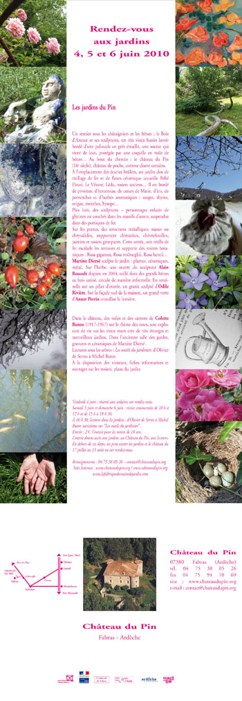 Invitation aux “Rendez-vous aux jardins” 2010