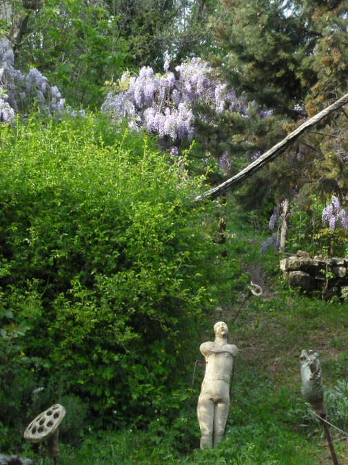 Jardins du Pin - Printemps 2011 - Sculptures de Martine Diersé