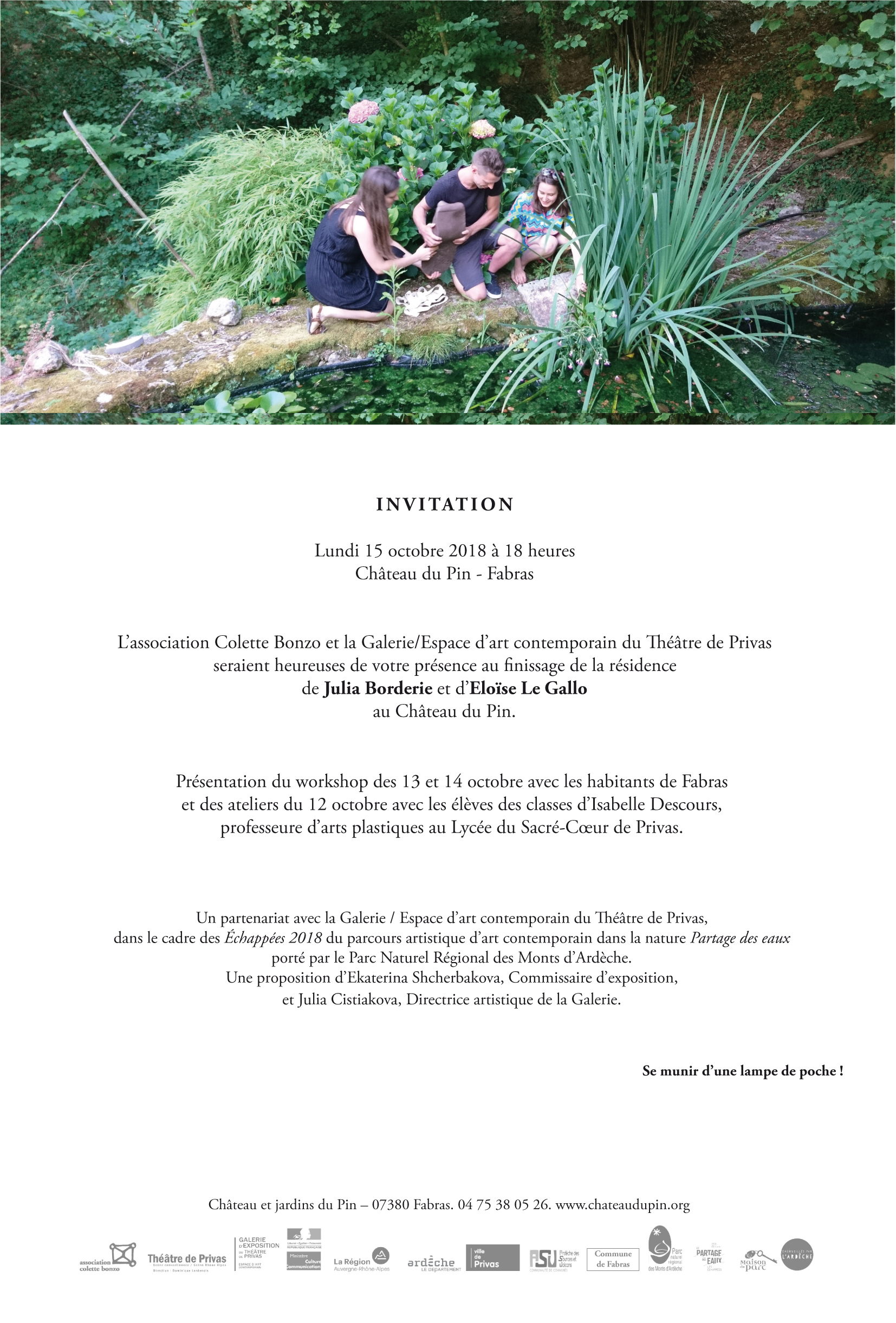 Invitation au Finissage